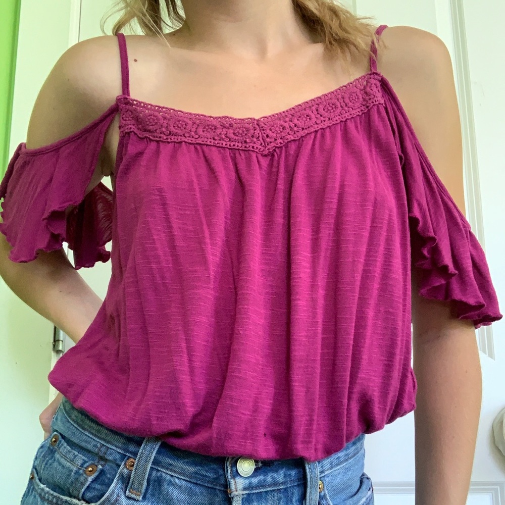 Aeropostale off the shoulder tank